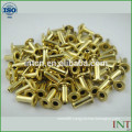 round head brass hollow rivets